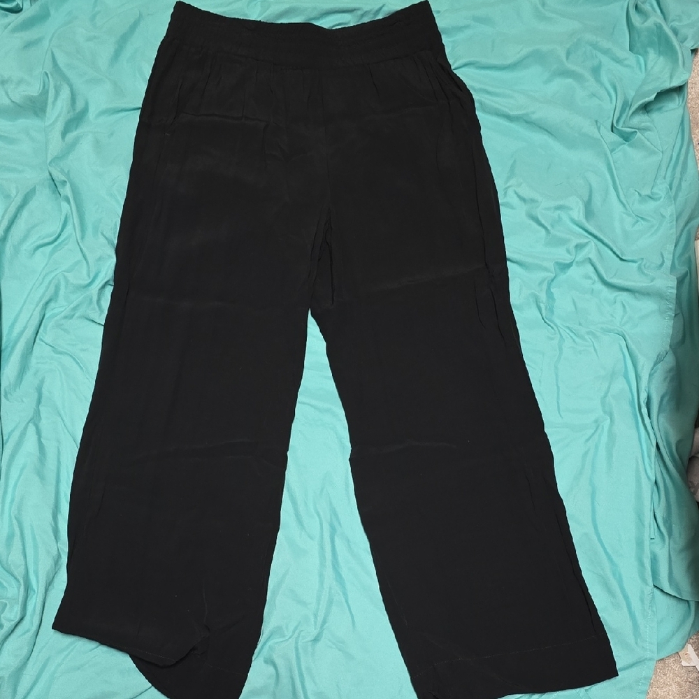 CAbi Black Wide Leg Women's Pants